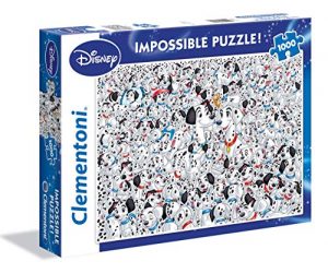 Clementoni impossible puzzle 1000 pezzi - 101 dalmatians