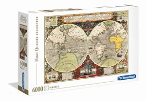 Clementoni High Quality Collection Puzzle 6000 Pezzi - Antique Nautical Map