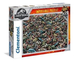 Clementoni puzzle 1000 pezzi impossible -jurassic world