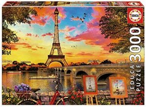 Educa Borras 3000 Sunset In Paris Puzzle Colore Vario 17675 0