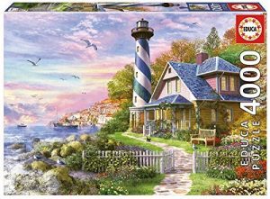 Educa Borras 4000 Lighthouse At Rock Bay Puzzle Colore Vario 17677 0