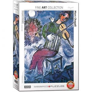 Puzzle 1000 pezzi EuroGraphics Marc Chagall Le Violoniste Bleu