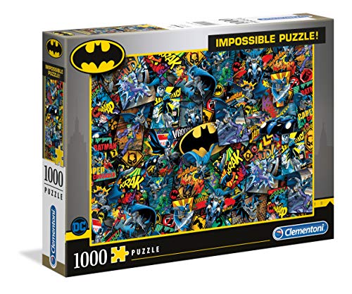 Clementoni 39575 Impossible Puzzle Batman 1000 Pezzi Made In Italy Puzzle Adulti 0