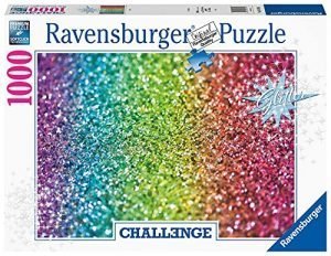 Ravensburger Puzzle 1000 Pezzi Glitter Collezione Fantasy Multicolore 16745 6 0