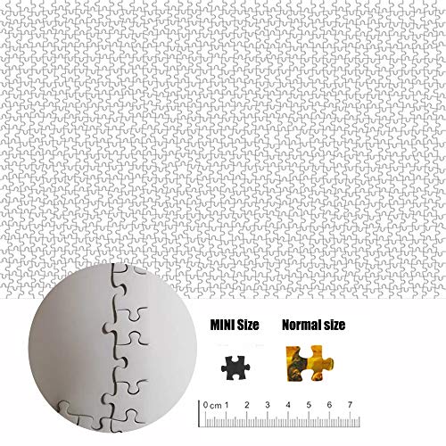 Tinyouth Puzzle Bianco 1000 Pezzi Puzzle Da Dipingere 42 X 297 Cm 2 Mm Mini Puzzle Di Cartone Da 2 Mm Con Stampa Ridotta 0 0