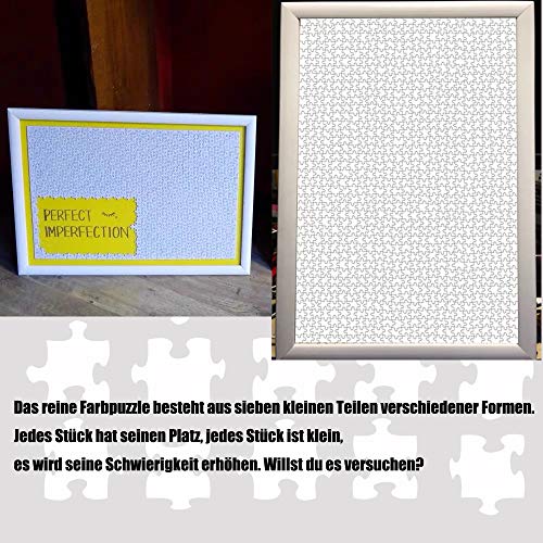 Tinyouth Puzzle Bianco 1000 Pezzi Puzzle Da Dipingere 42 X 297 Cm 2 Mm Mini Puzzle Di Cartone Da 2 Mm Con Stampa Ridotta 0 2