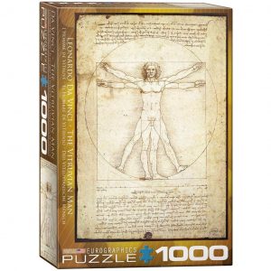 Puzzle Uomo Vitruviano Leonardo da Vinci - 1000 pezzi