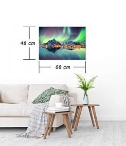 Ulmer Puzzleschmiede Puzzle Danza Dellaurora Boreale Spettacolare Aurora Boreale Su Lofoten Norvegia 0 1