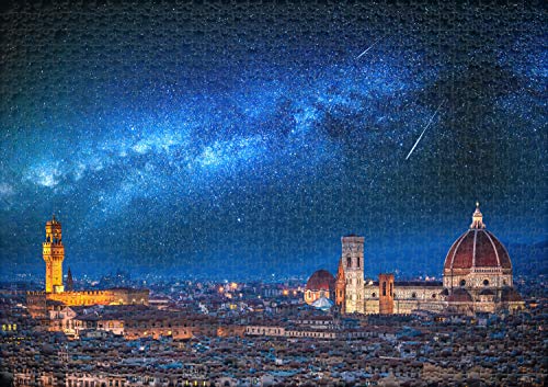 Ulmer Puzzleschmiede Puzzle Illuminazione Firenze Di Notte Con Un Fantastico Cielo Luminoso 0 0