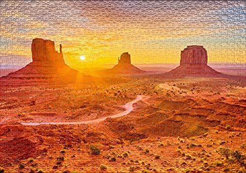 Ulmer Puzzleschmiede Puzzle Valle Del Monumento Motivo Puzzle Del Famoso Paesaggio Del Selvaggio West Tra Utah E Arizona Usa 0 0